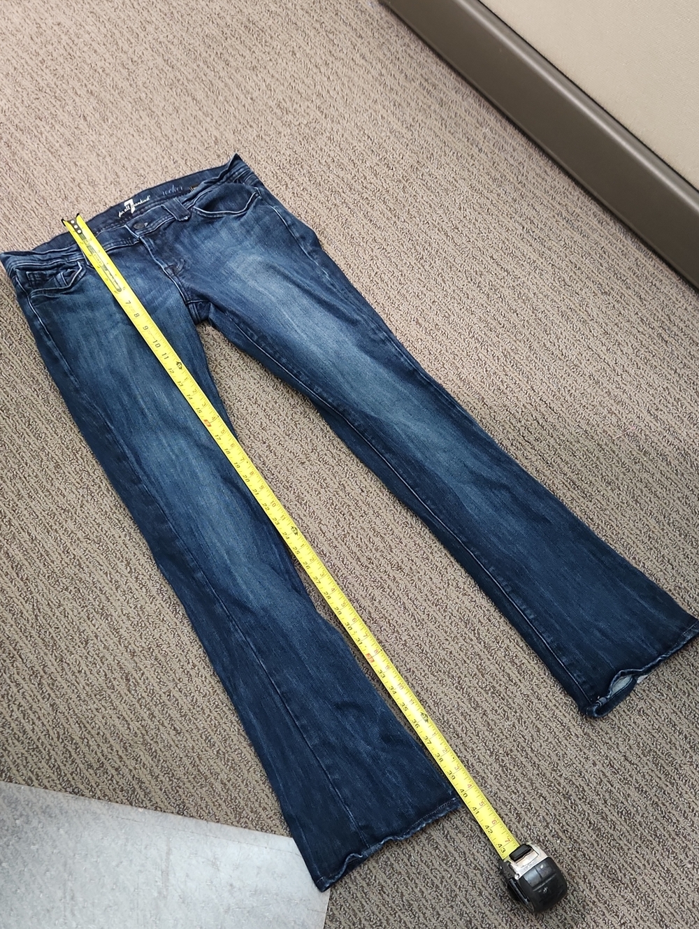 7 For All Mankind Rocker Jeans Size 30 - Picture 10 of 16